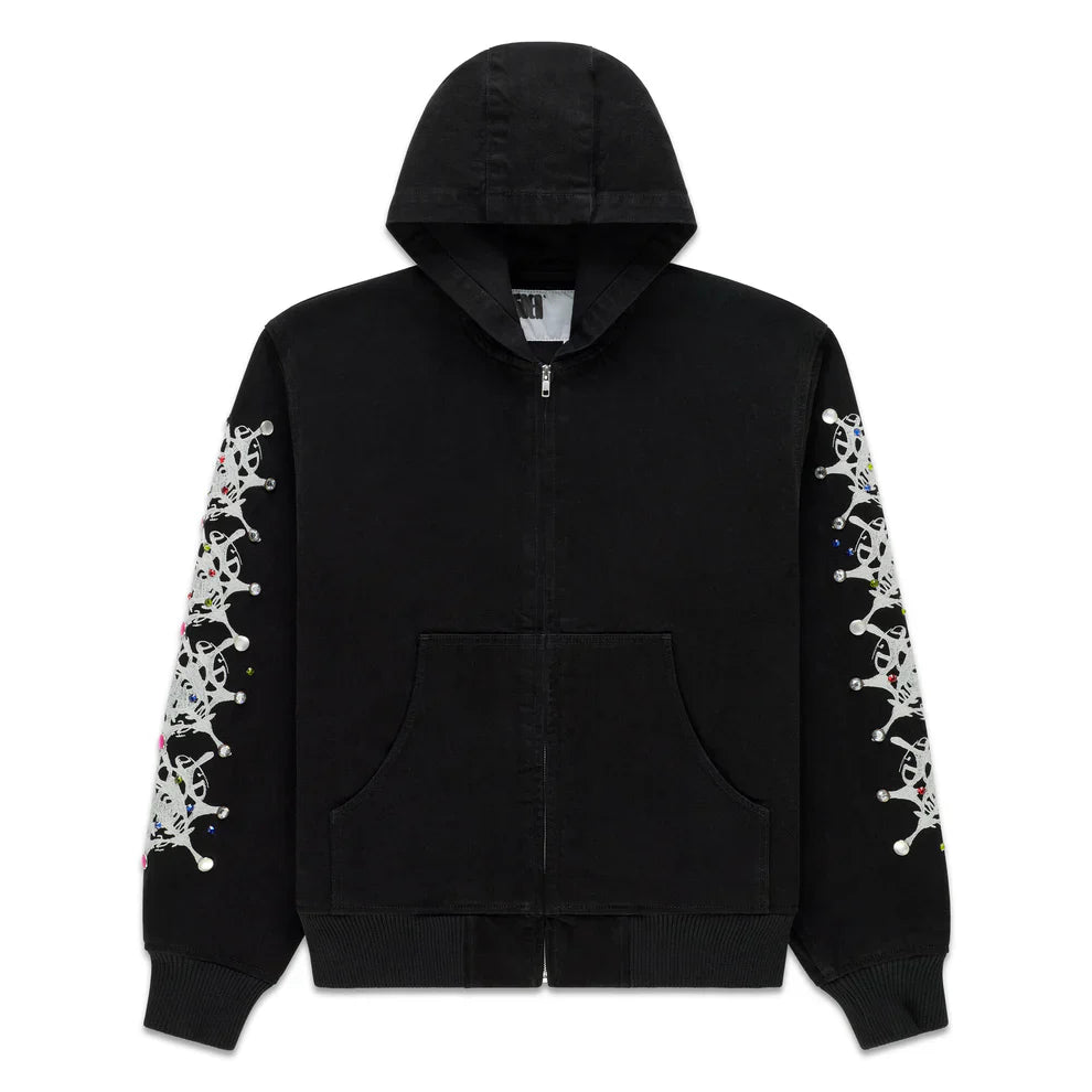 Sp5der Webstone Denim Jacket Black