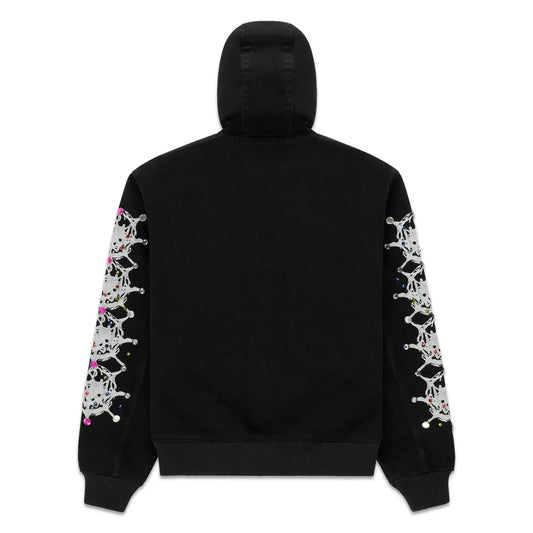 Sp5der Webstone Denim Jacket Black