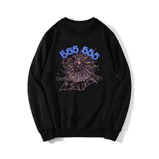 Sp5der 555555 Angel Black Sweatshirt